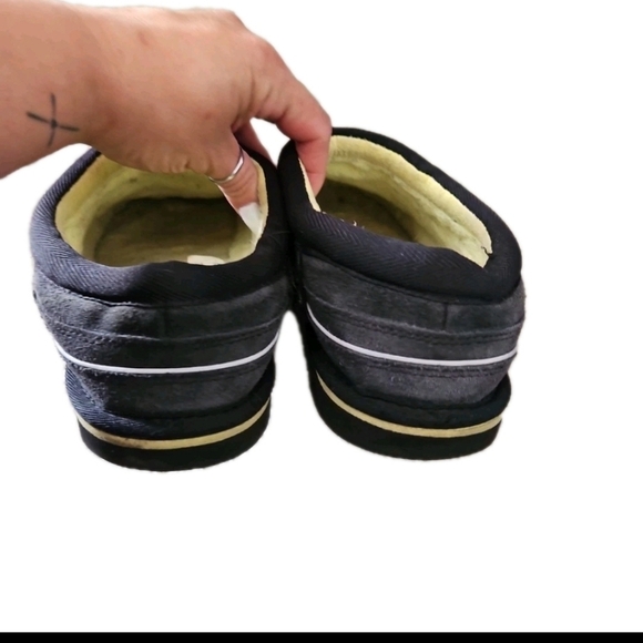 Ugg Mens Blue And Yellow Suede Indoor Outdoor Warm Tasman Cali Wave Slipper 9 main image 9